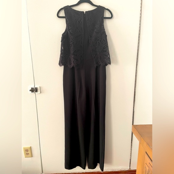 Trina Turk Niland Monarch black Lace Jumpsuit size 4 pre owned - Picture 2 of 13